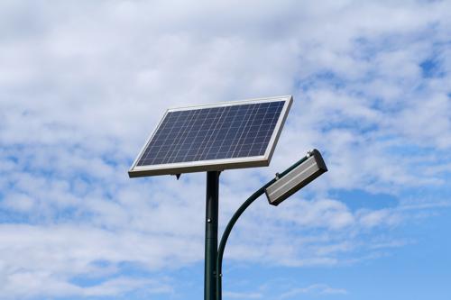 La luz solar se puede utilizar en áreas remotas.